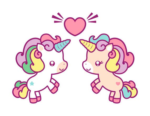 unicornios kawai para niñas