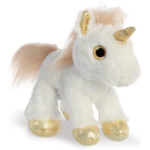 unicornio peluche pequeño